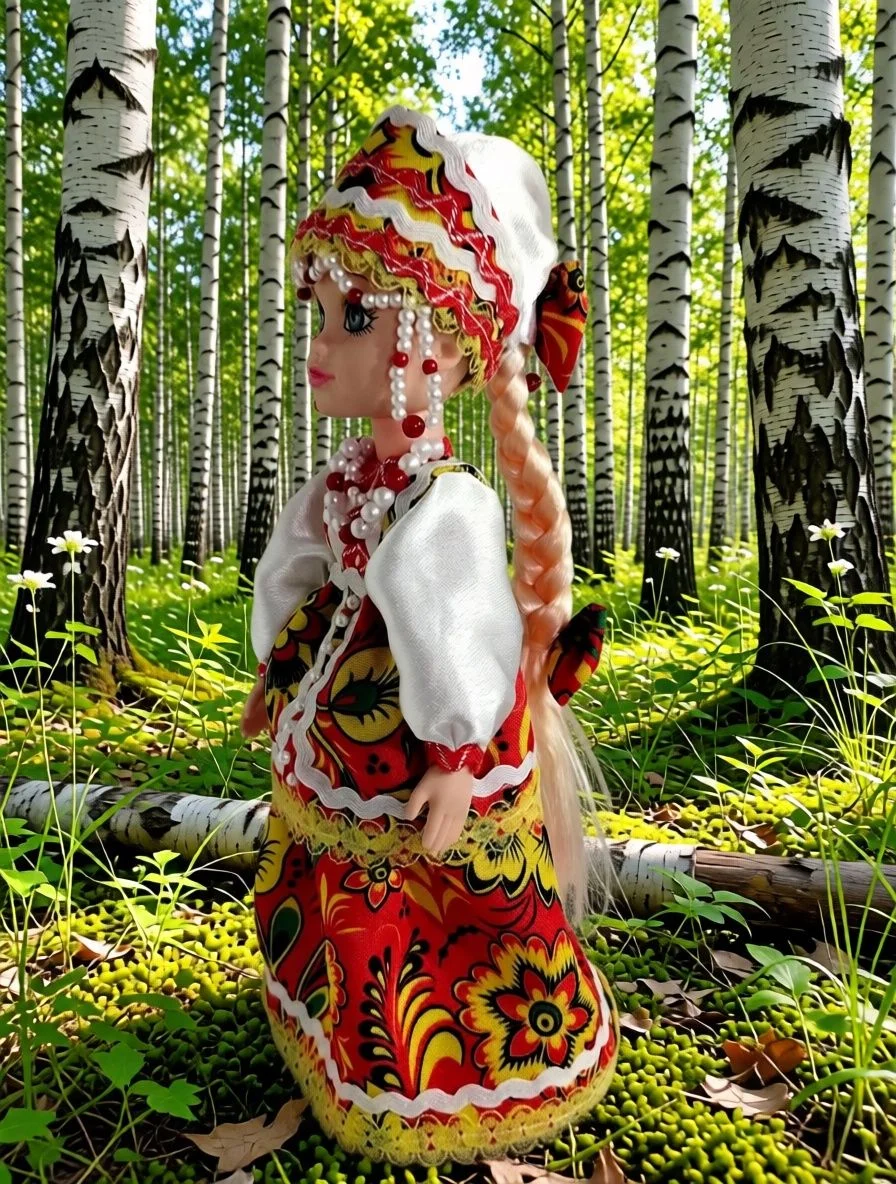 Кукла в русском народном костюме - миниатюра 3