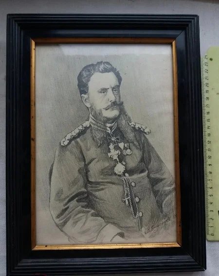 Портрет рисунок губернатор Галкин-Враской - изображение 1