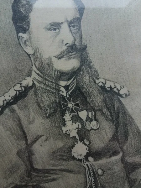 Портрет рисунок губернатор Галкин-Враской - миниатюра 2