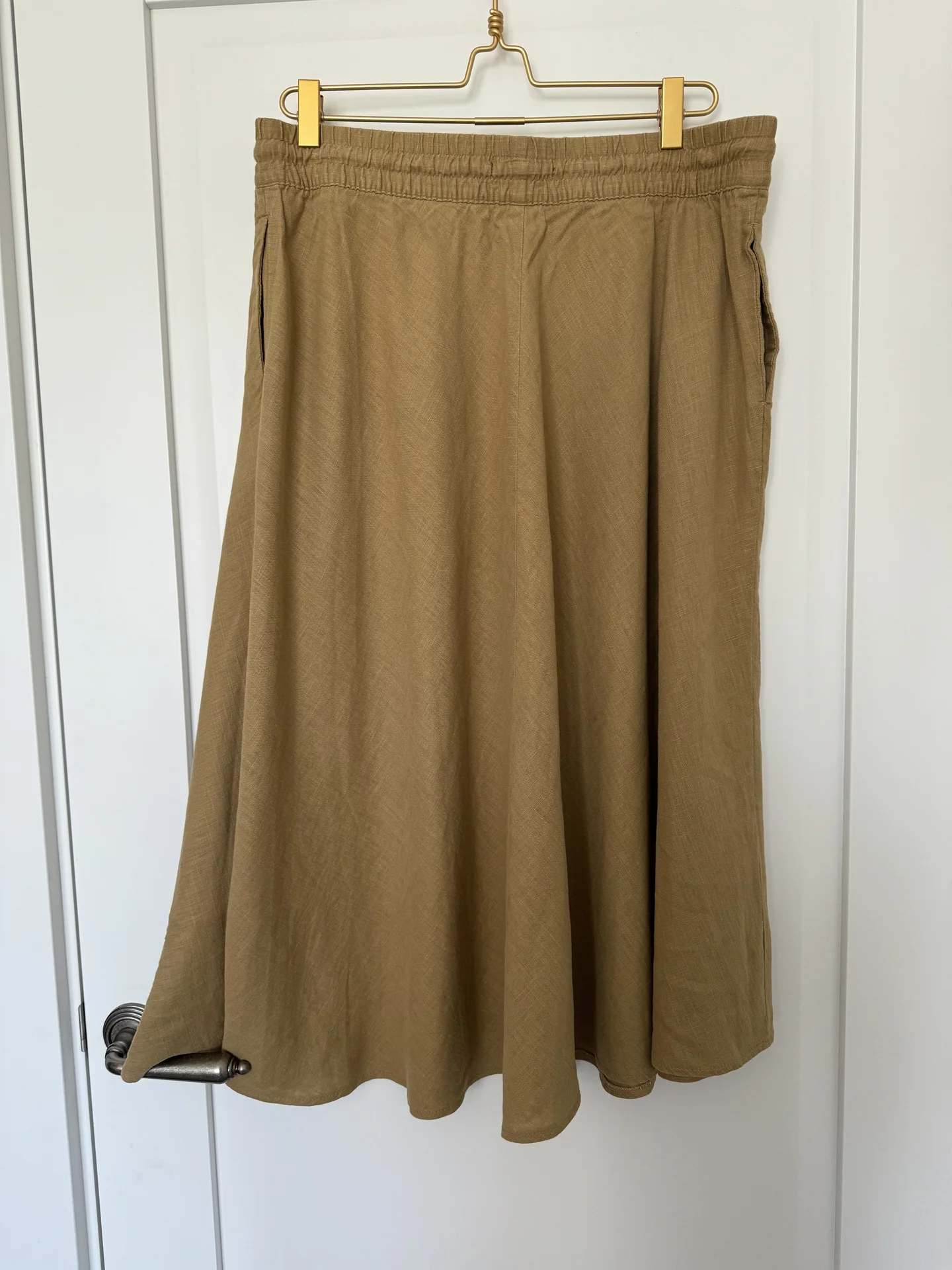 Юбка M&S collection льняная XL - миниатюра 2