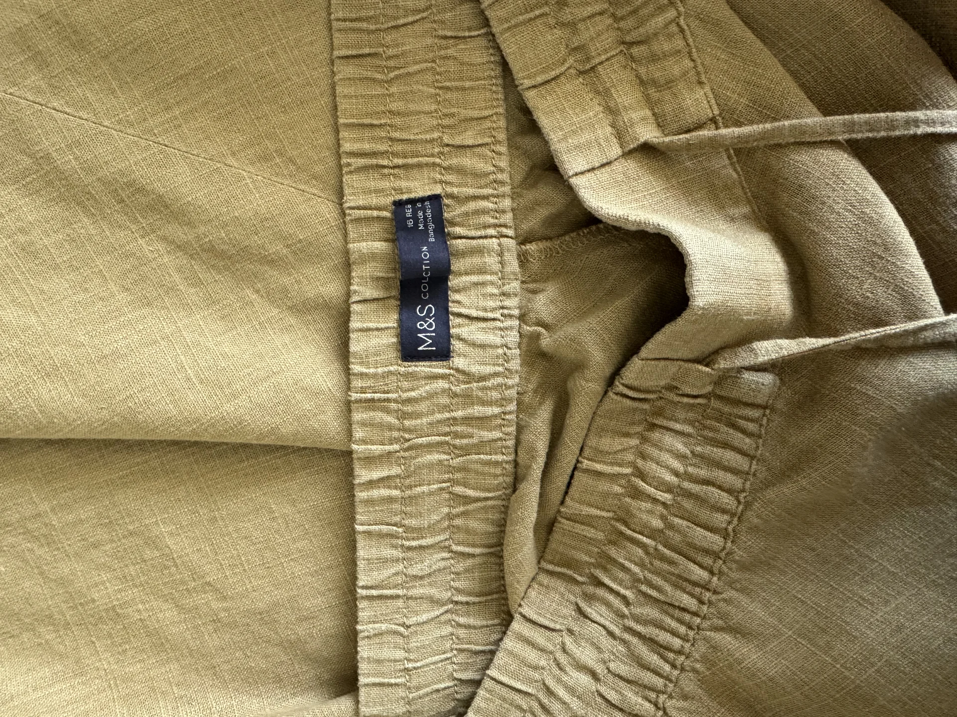 Юбка M&S collection льняная XL - миниатюра 3