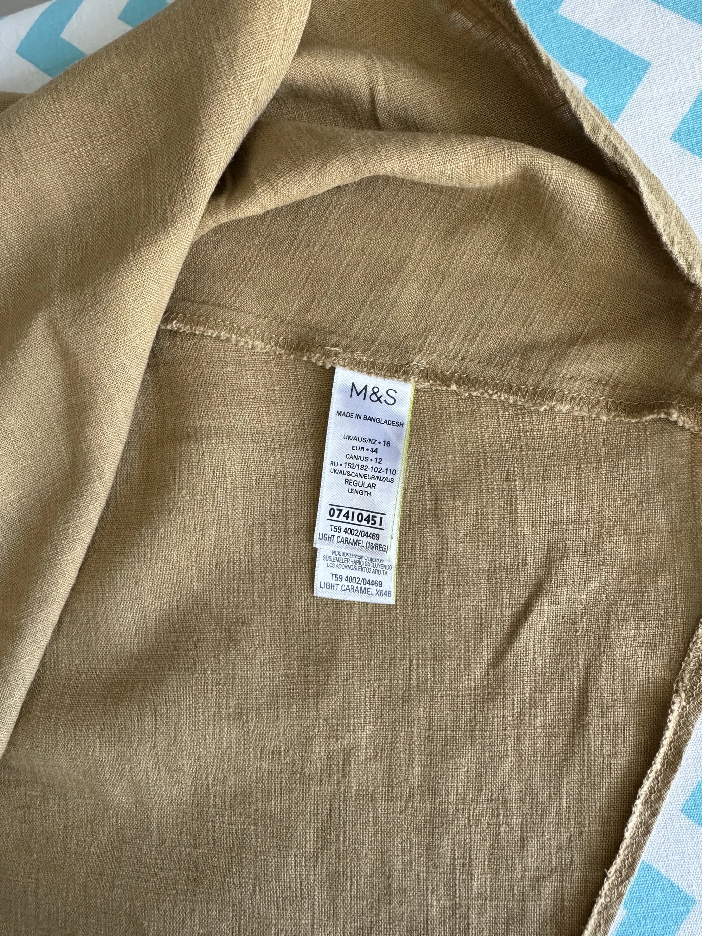 Юбка M&S collection льняная XL - миниатюра 4