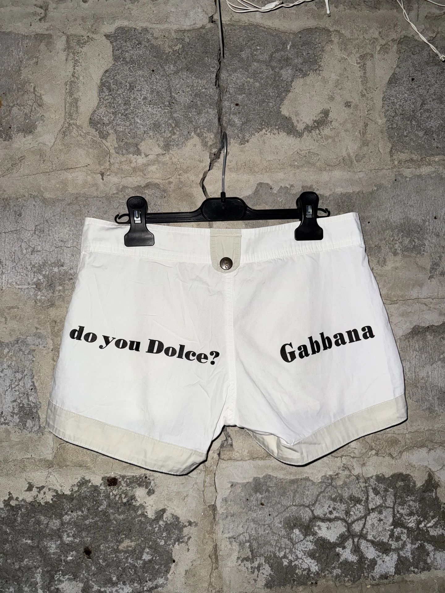 Женские белые шорты Dolce & Gabbana 44 размер - миниатюра 4