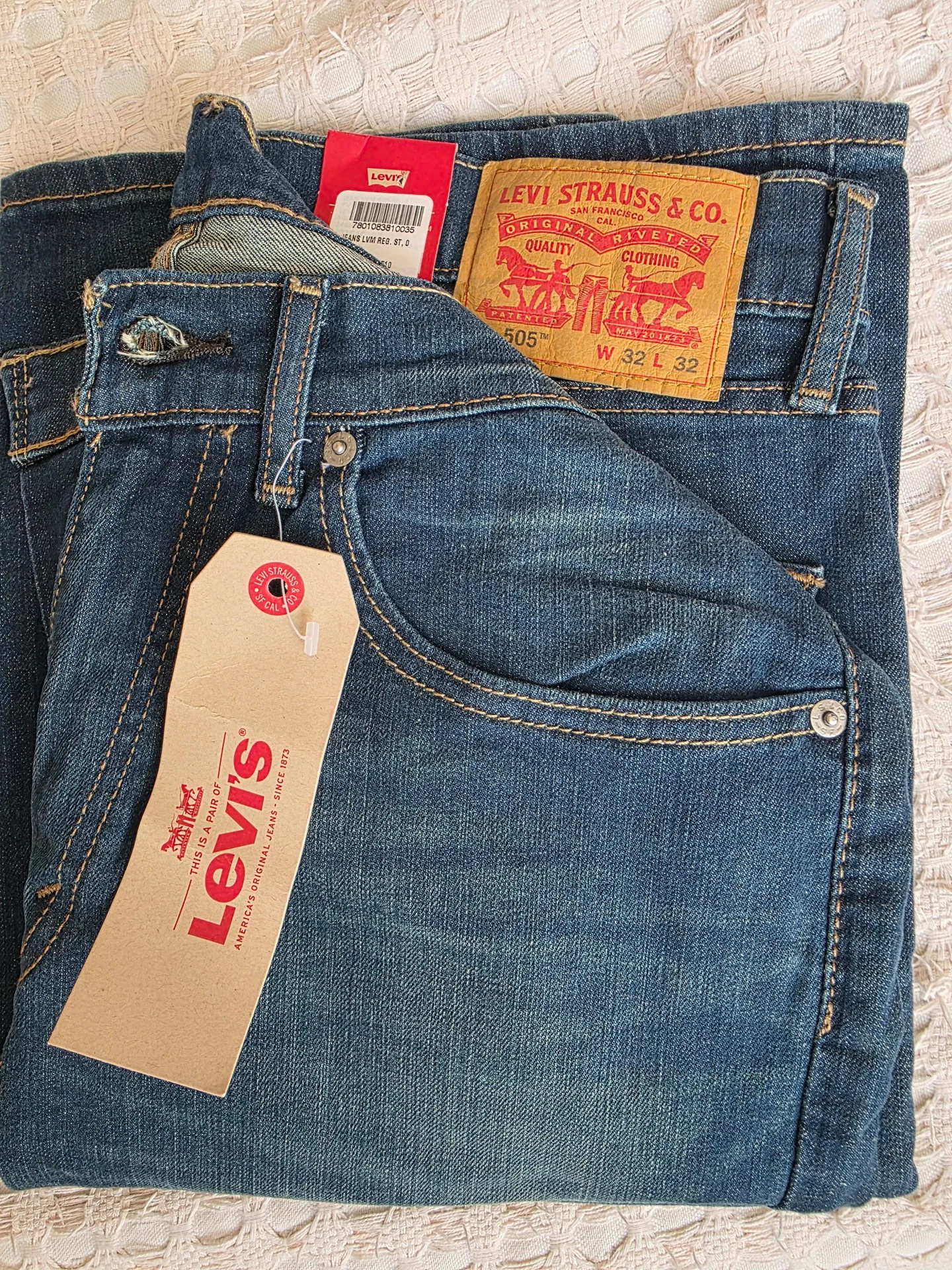 Джинсы Levi's 32 мужские новые - изображение 1