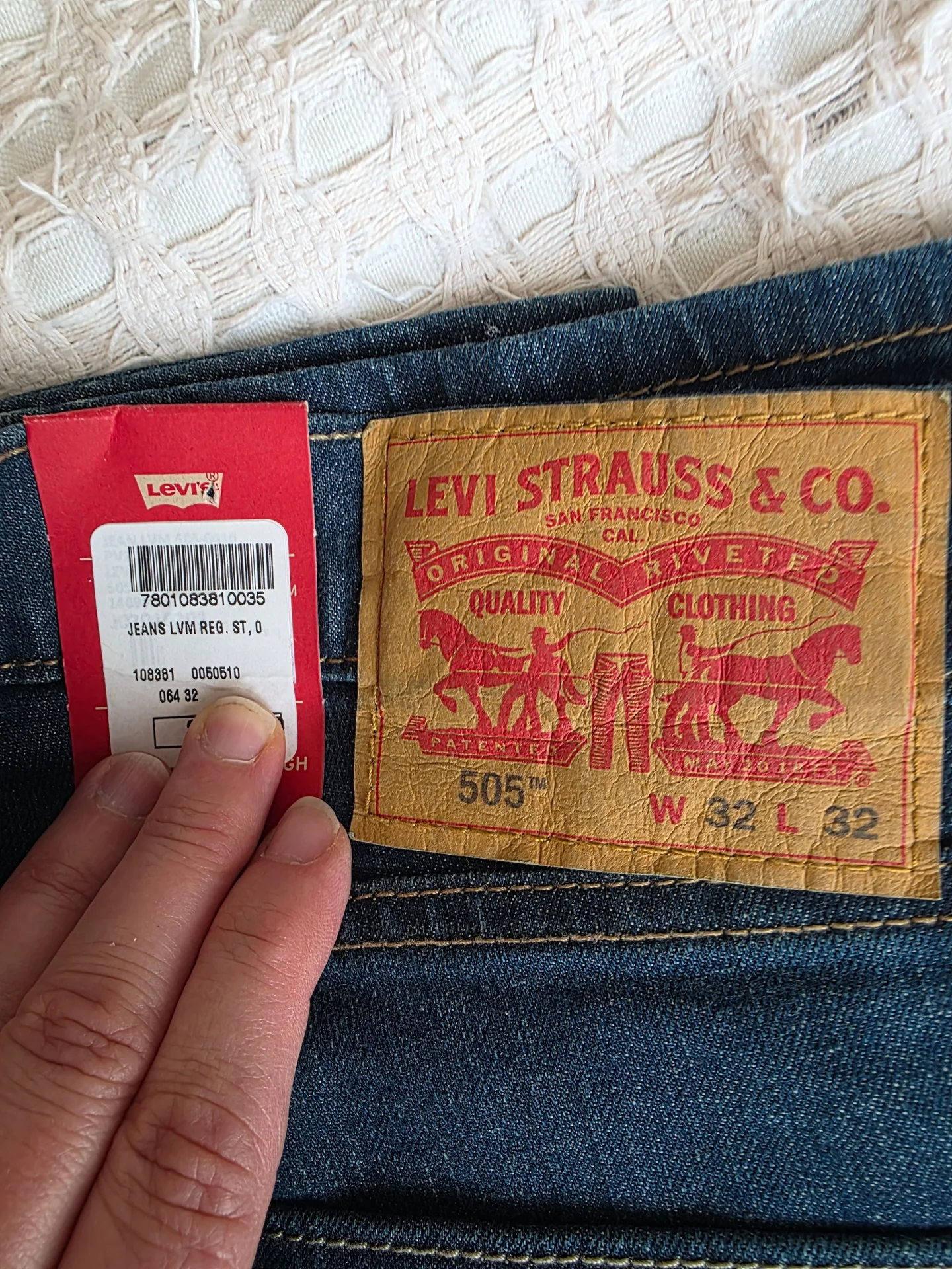 Джинсы Levi's 32 мужские новые - миниатюра 2