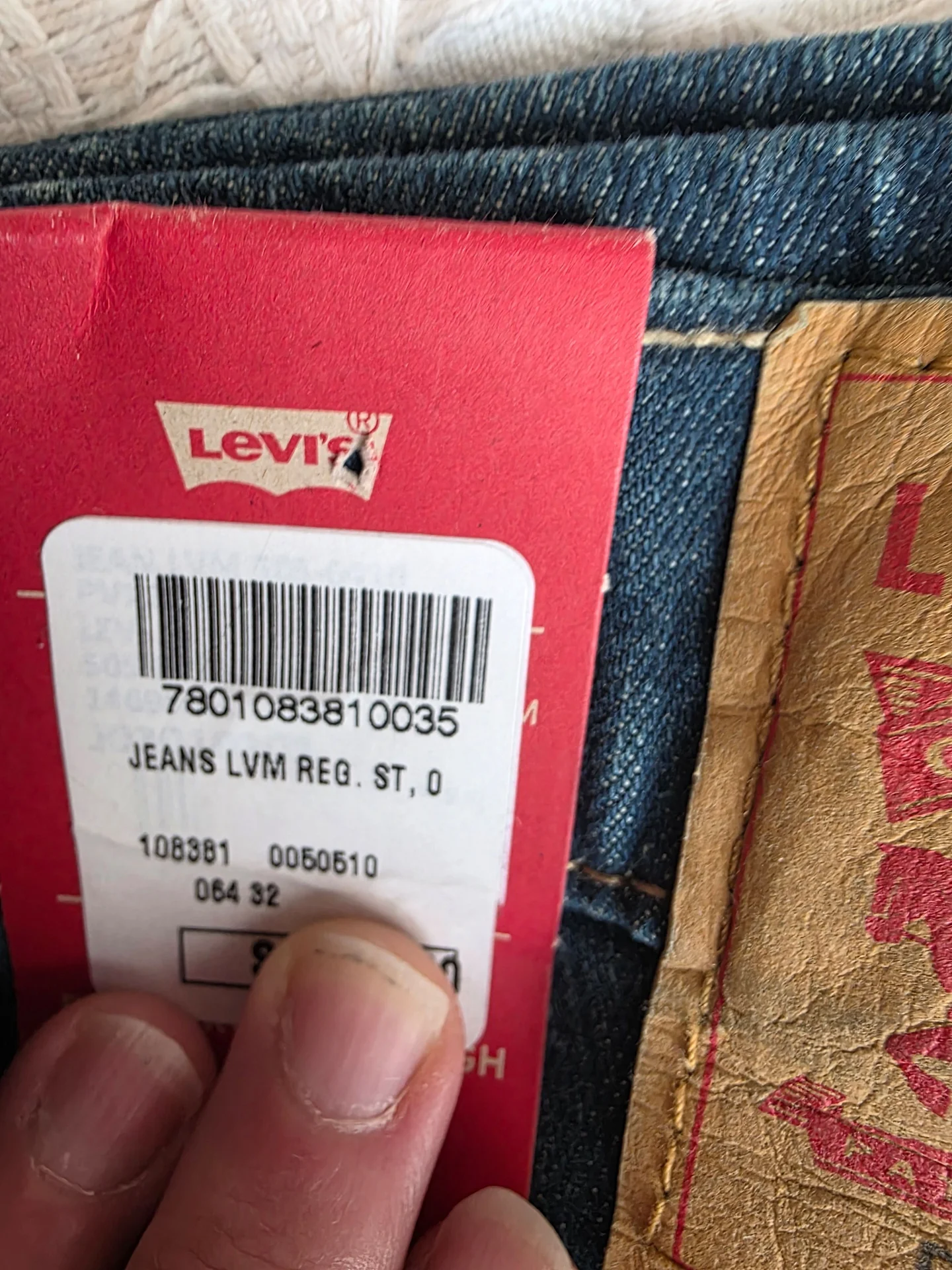 Джинсы Levi's 32 мужские новые - миниатюра 3