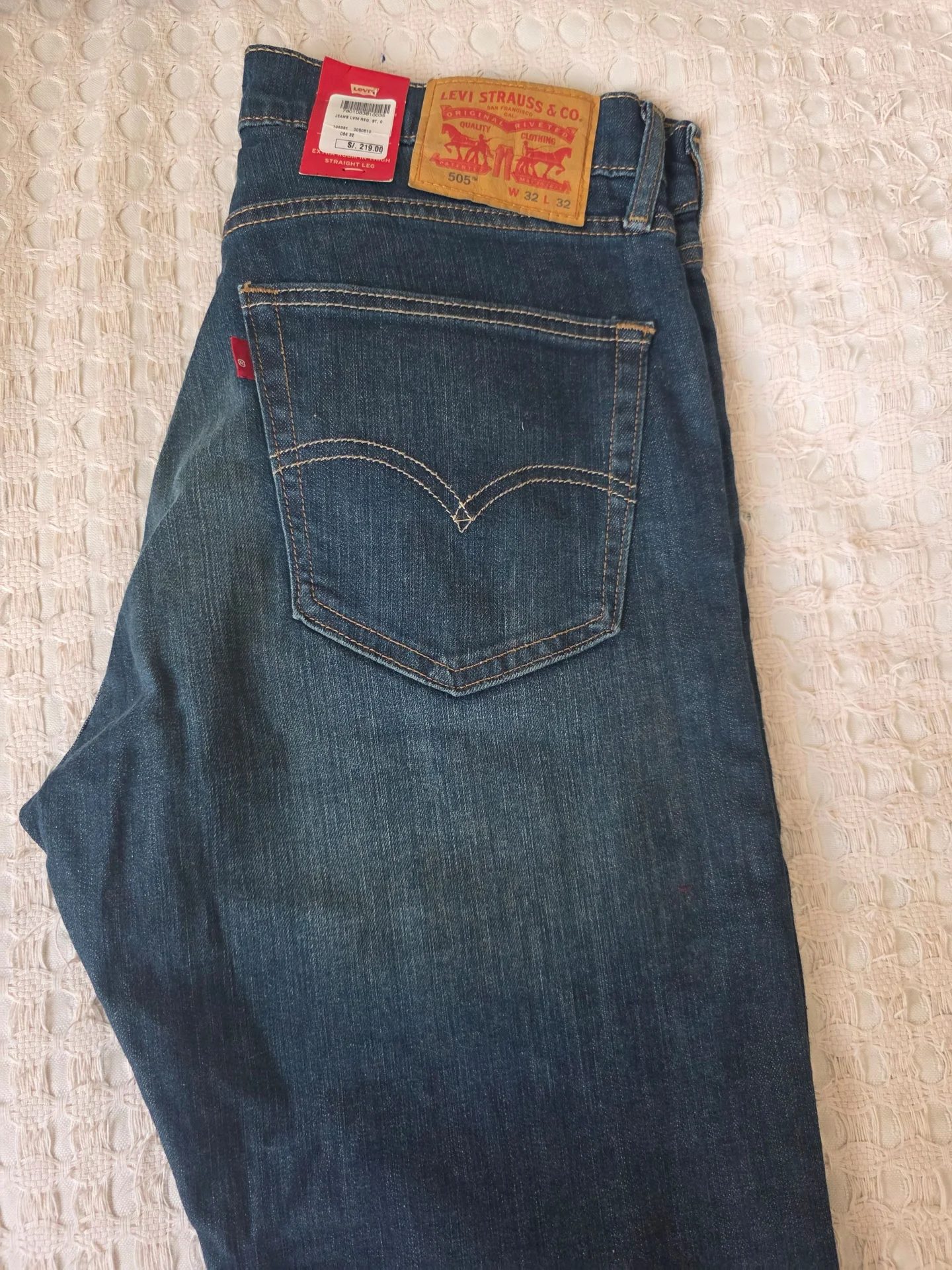 Джинсы Levi's 32 мужские новые - миниатюра 5