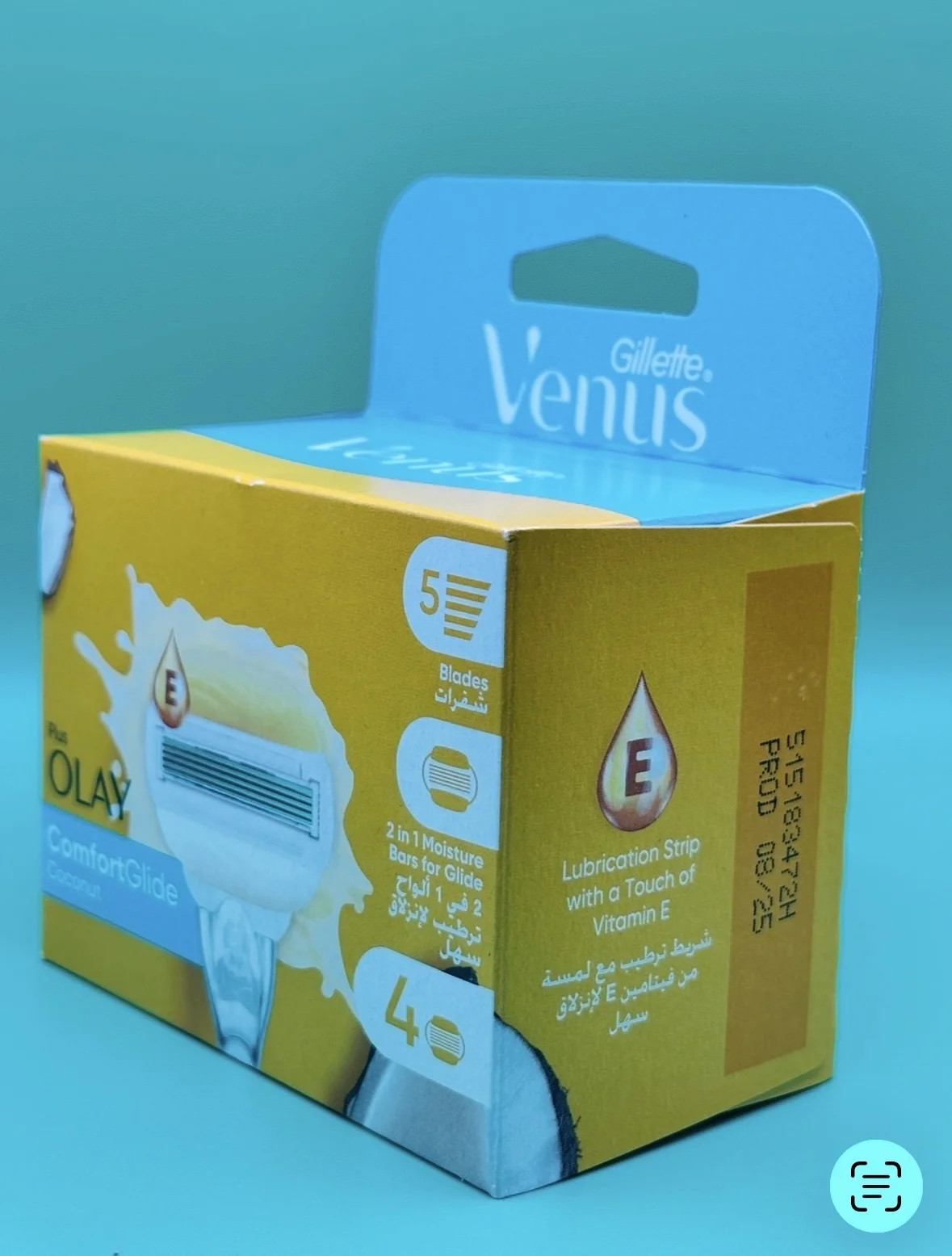 Кассеты Venus Plus Coconut olay (4 шт) Польша - миниатюра 3