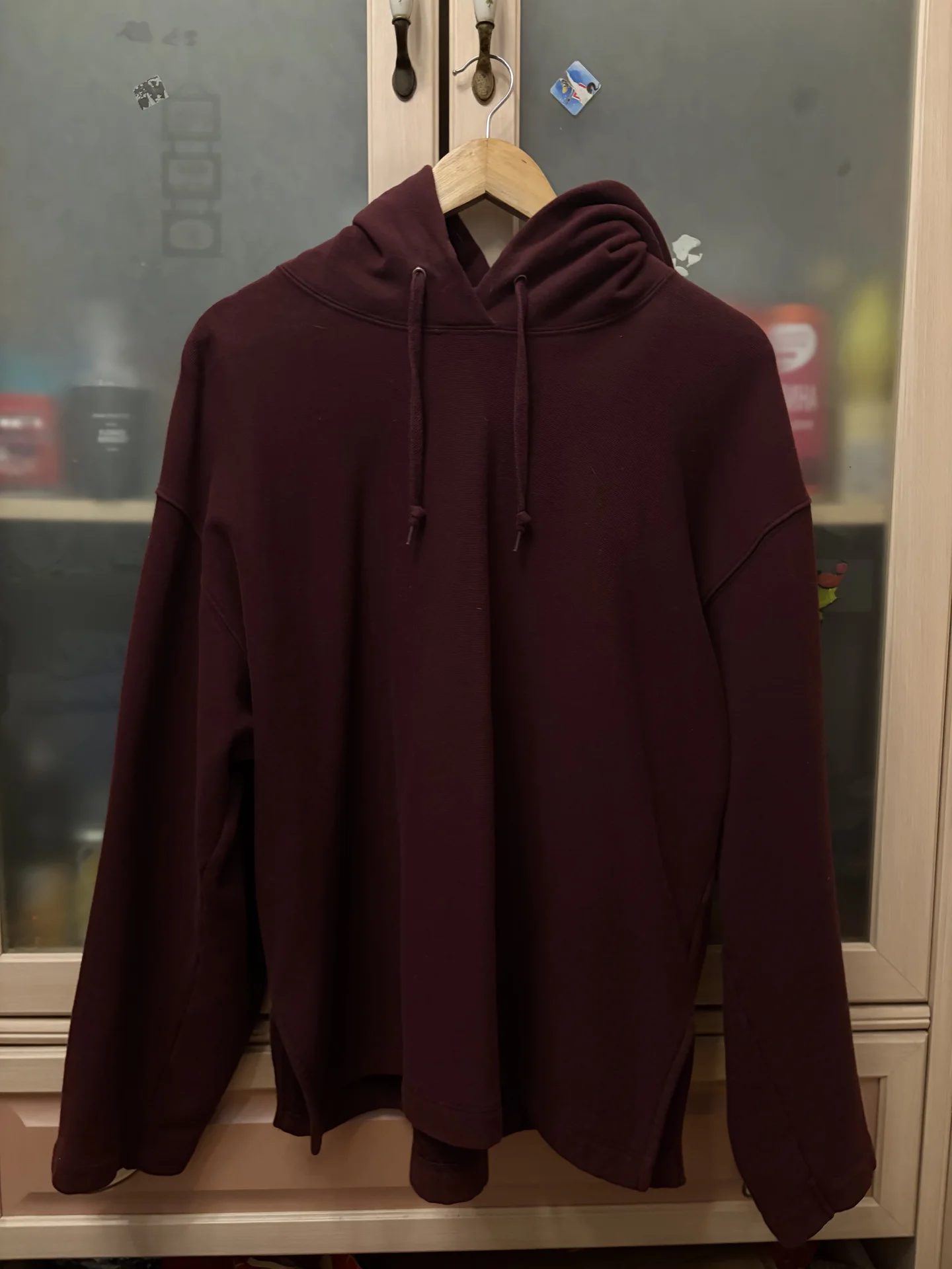 Худи Uniqlo малиновое - миниатюра 2