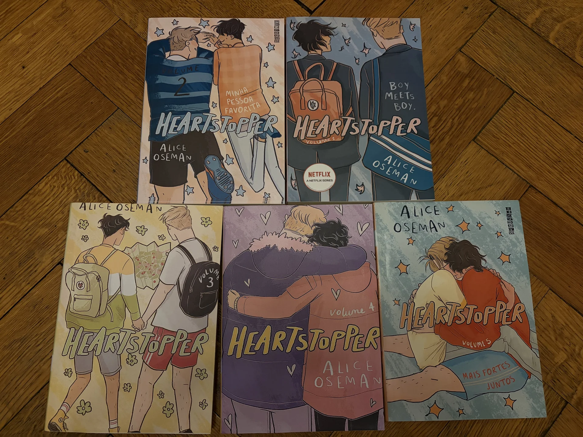 Серия комиксов «Heartstopper”, 5 томов на английск - миниатюра 2