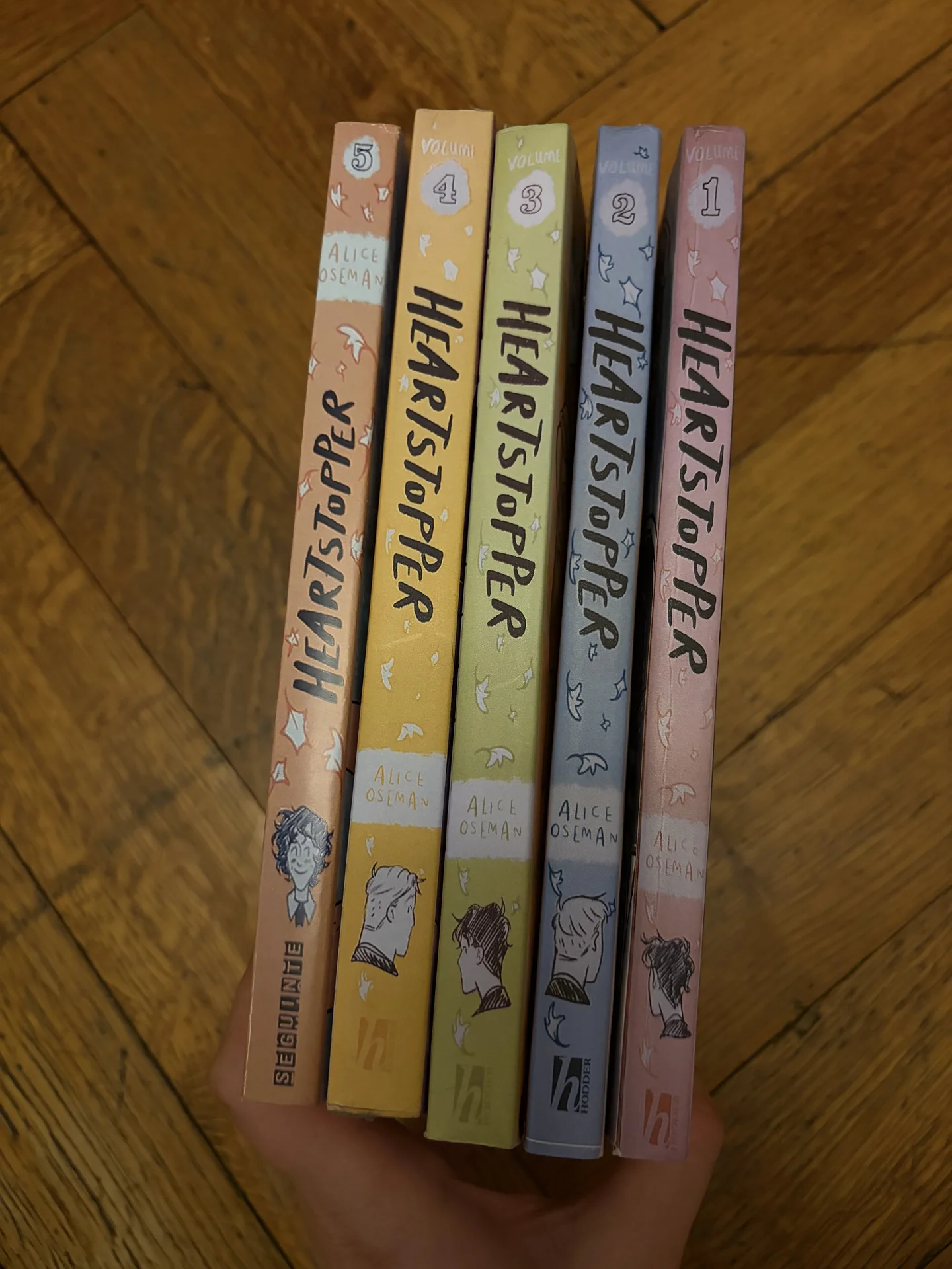 Серия комиксов «Heartstopper”, 5 томов на английск - миниатюра 3
