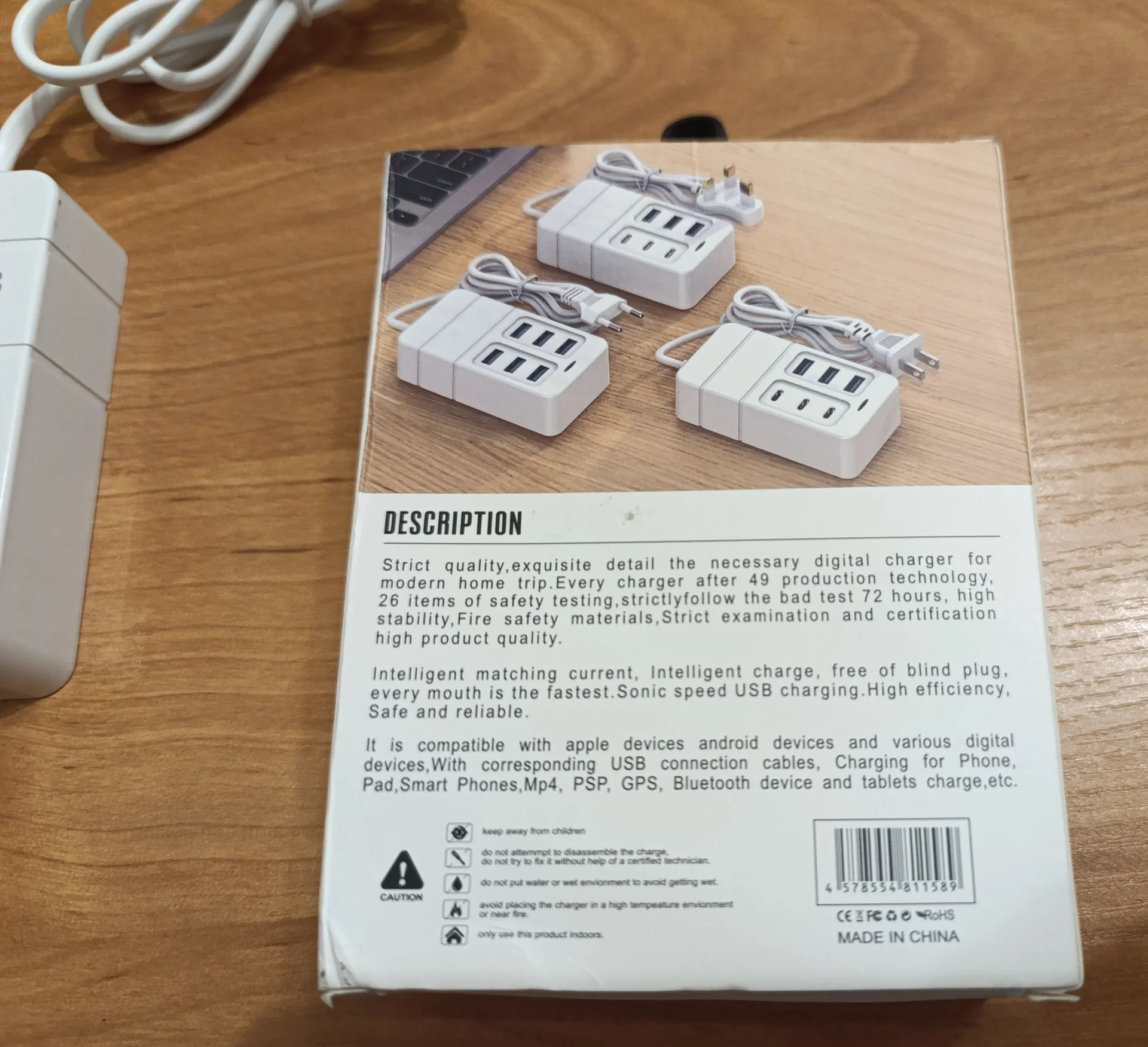 Зарядное устройство USB 35 Вт. Type C и USB - миниатюра 4