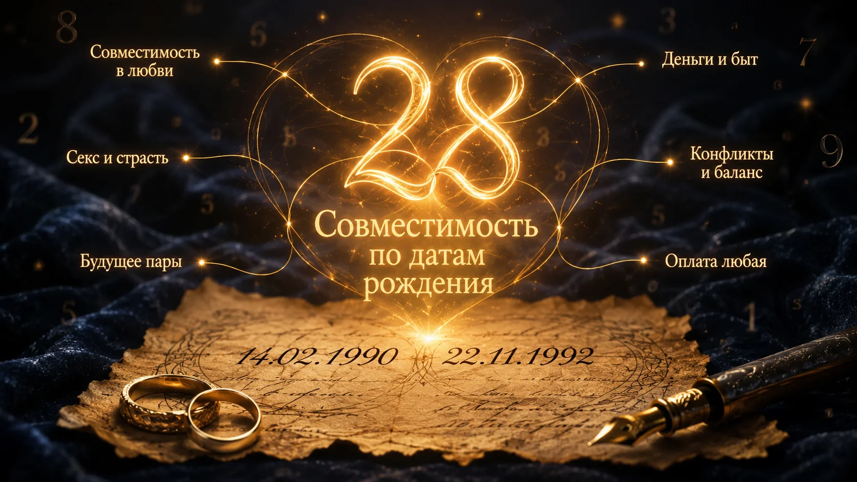 Совместимость по цифрам. Оплата любая - изображение 1