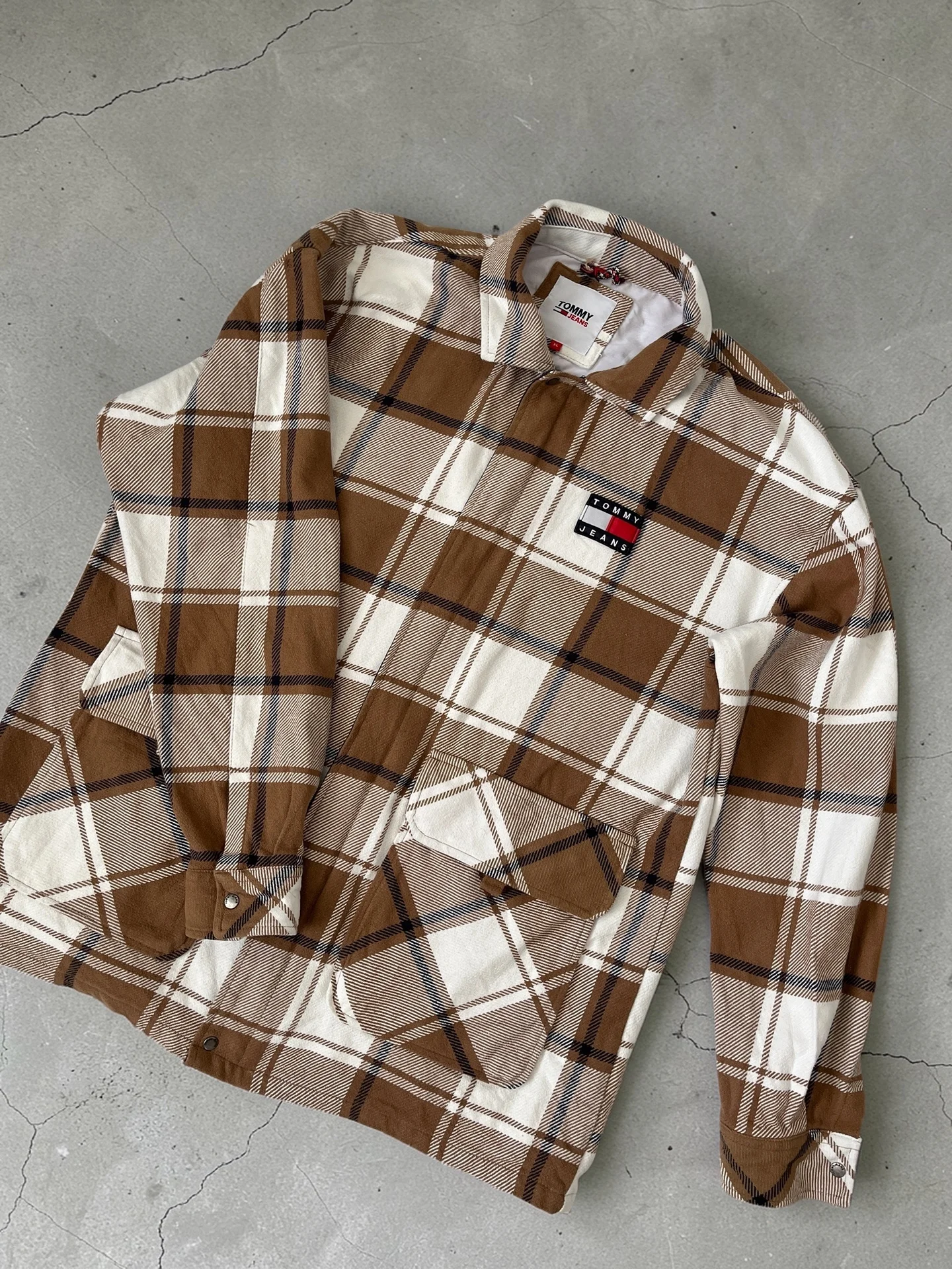 Утепленная брендовая рубашка Tommy Jeans - изображение 1
