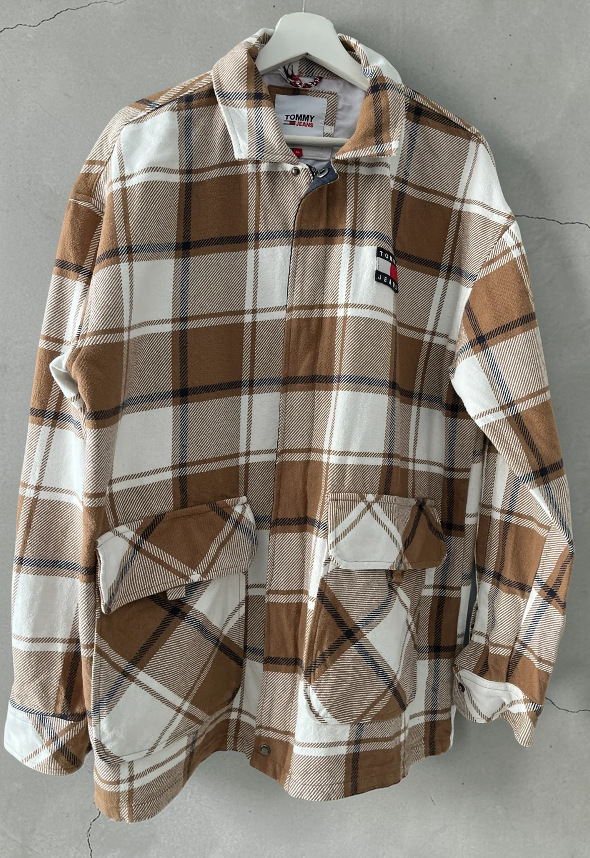 Утепленная брендовая рубашка Tommy Jeans - миниатюра 2