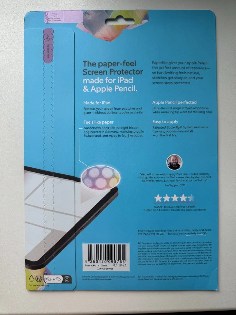 Пленка Paperlike 3 для iPad 11 / iPad 10.9 (2 шт) - миниатюра 2