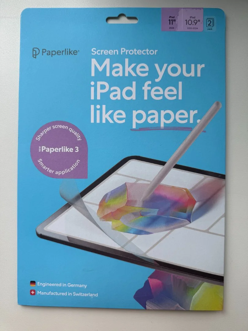 Пленка Paperlike 3 для iPad 11 / iPad 10.9 (2 шт) - миниатюра 3