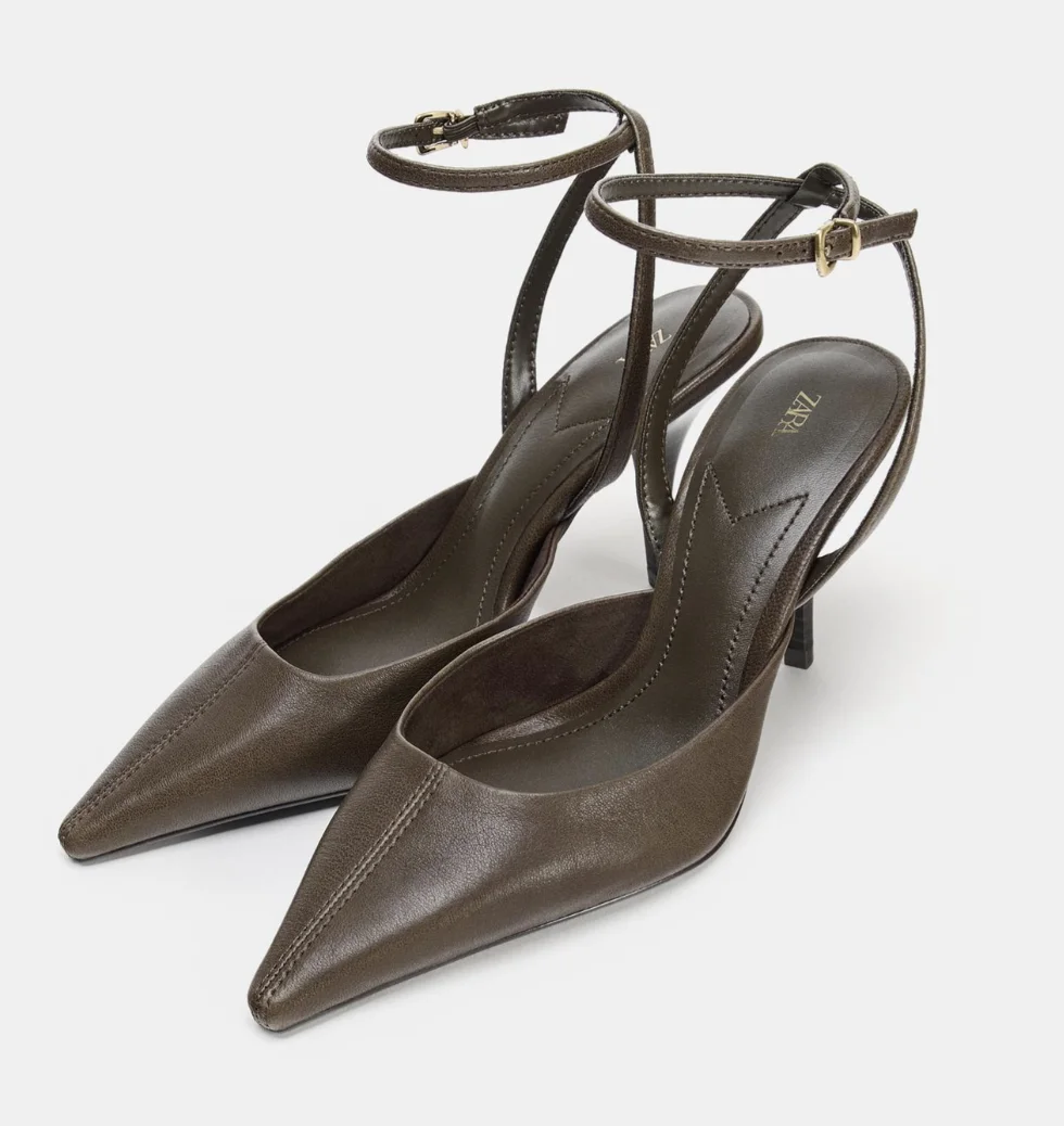 Zara, туфли, 38 размер, mules, 100% овечья кожа - миниатюра 2