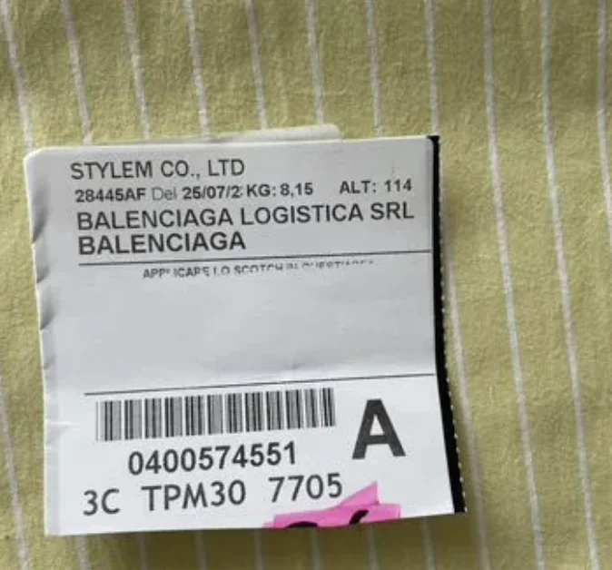 Ткань в полоску Balenciaga. Хлопок с шелком - миниатюра 2