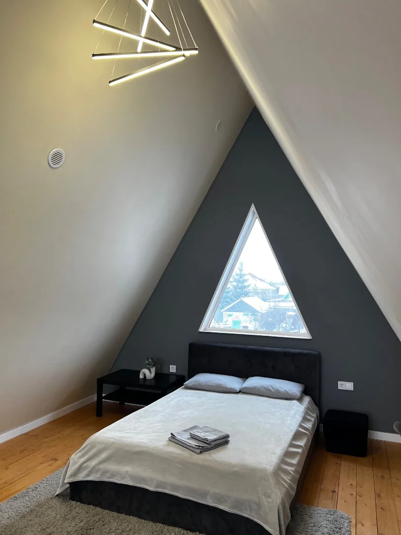 Geometria Village, дом a-frame баня, чан, бассейн - миниатюра 12