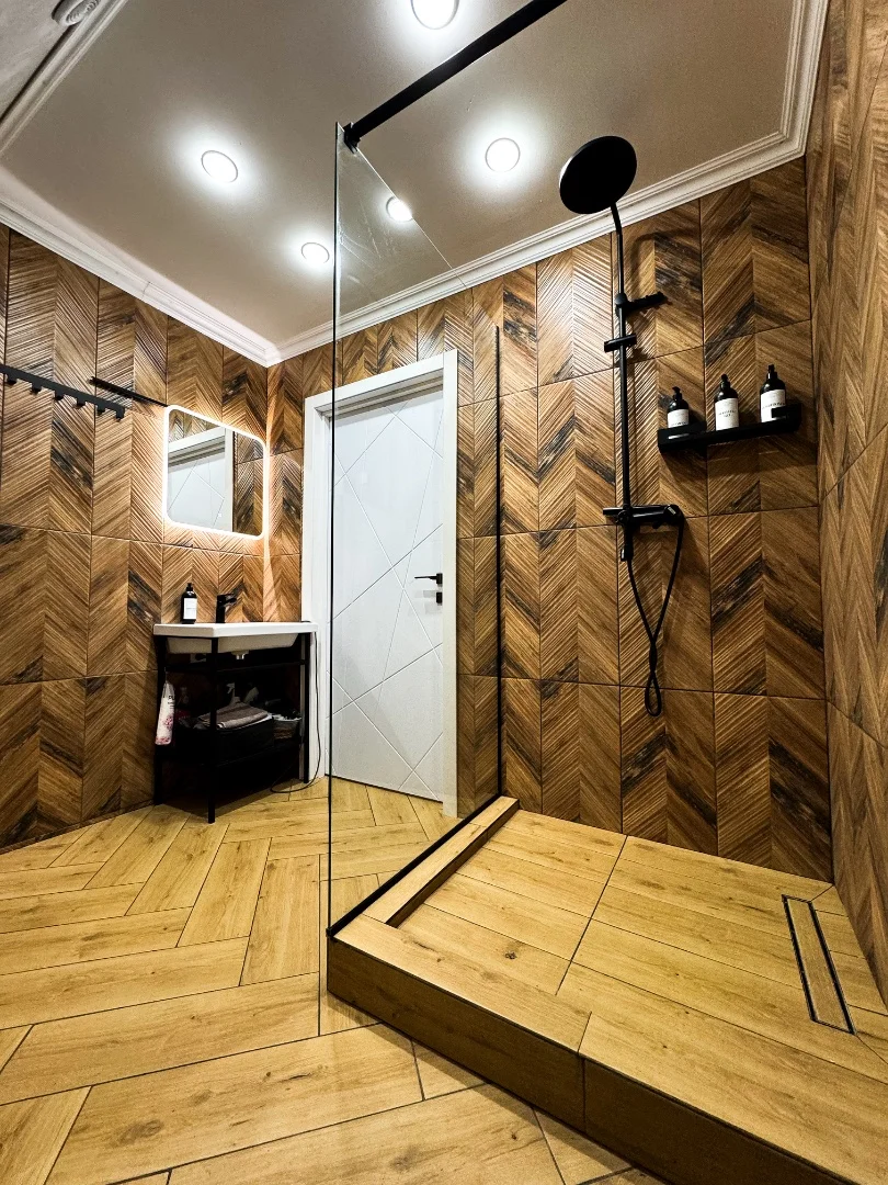 Geometria Village, дом a-frame баня, чан, бассейн - миниатюра 15