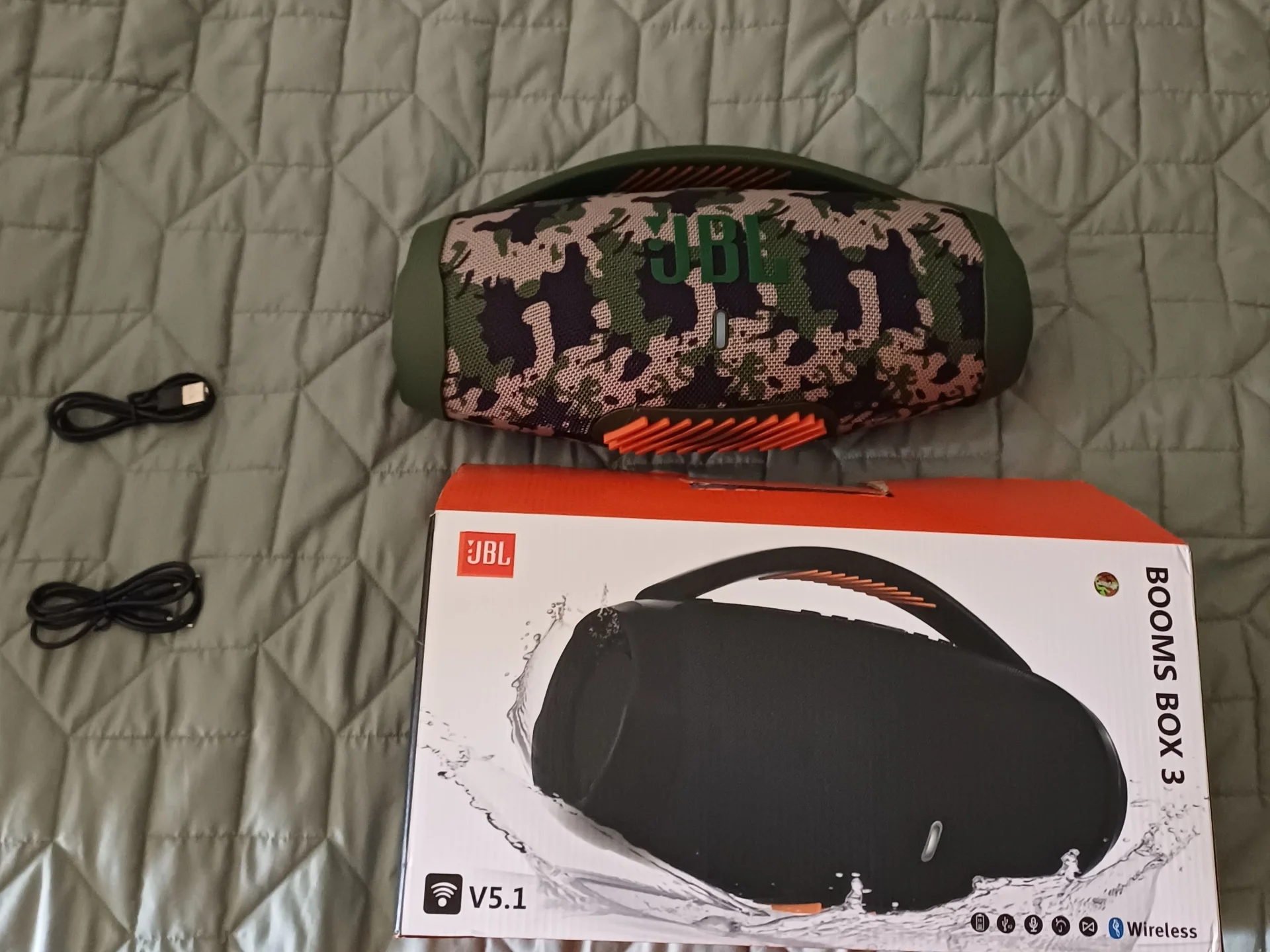 Колонка JBL BOOMS BOX 3, бесповодная-BLUETOOTH - миниатюра 2