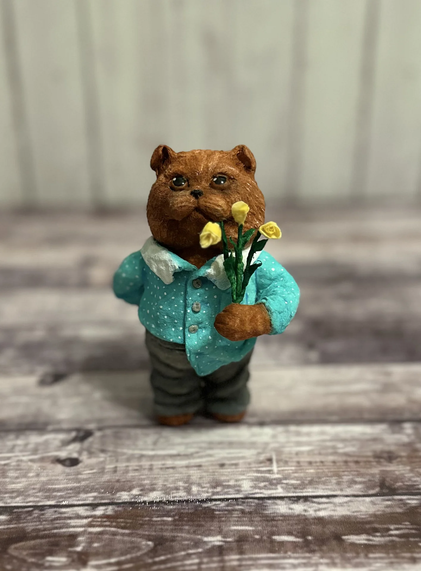 Интерьерные игрушки из ваты - изображение 1