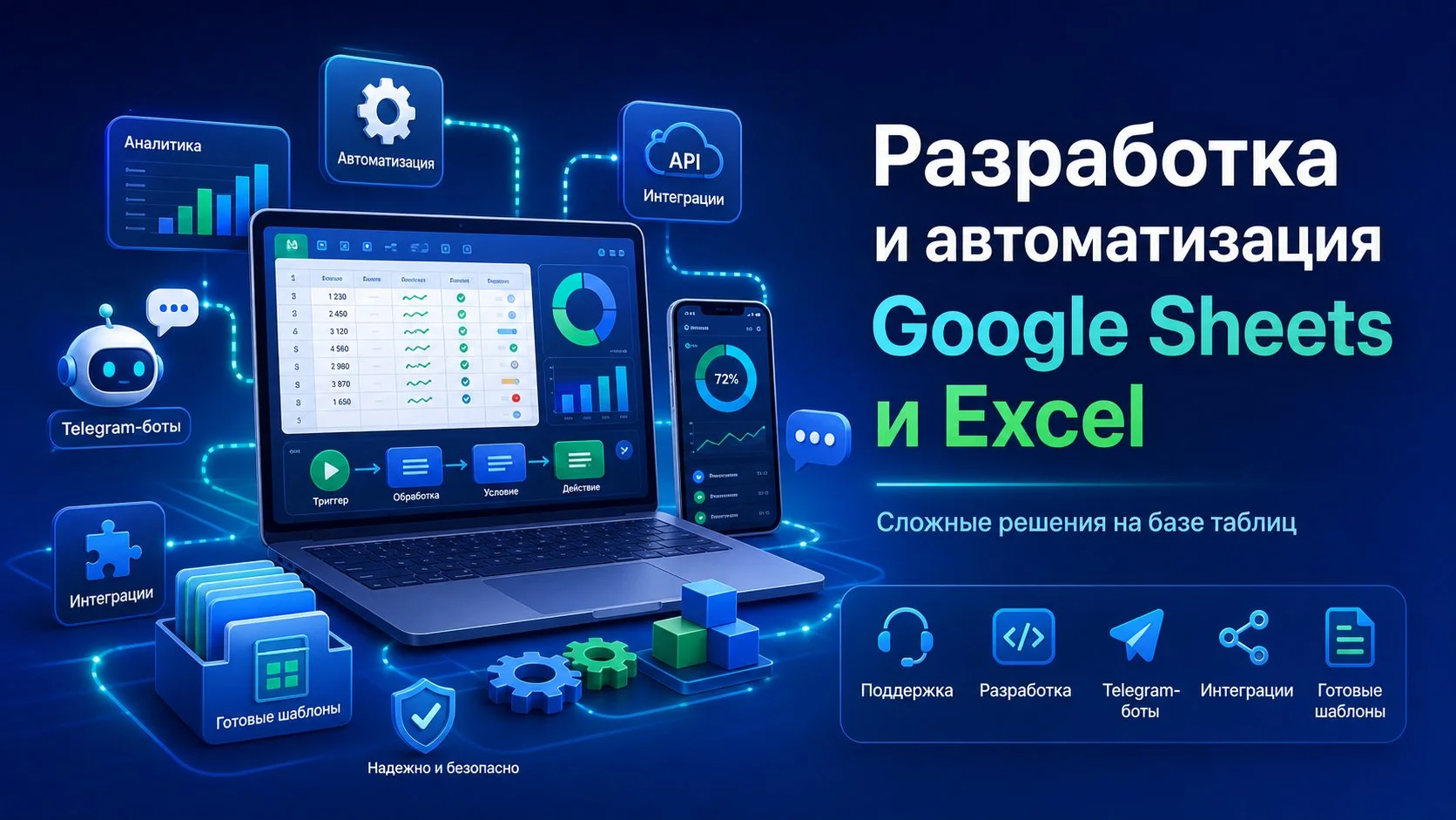 Разработка Google sheets | Excel - изображение 1