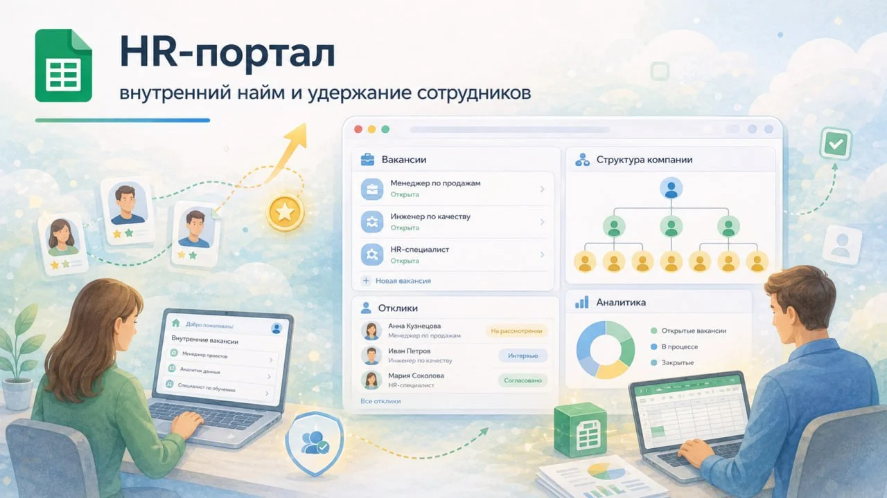 Готовый HR-портал для внутреннего найма, развития и кадрового резерва