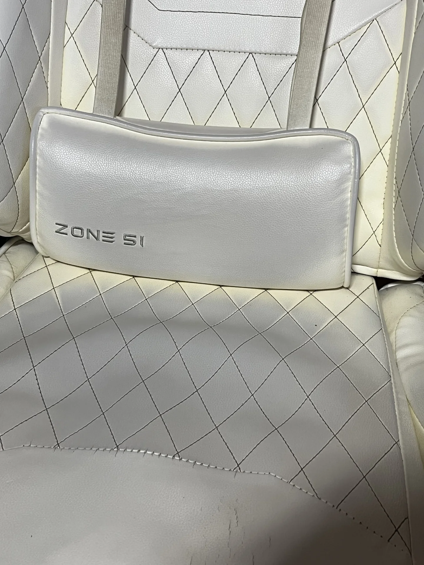 Игровое кресло zone 51 white - миниатюра 6