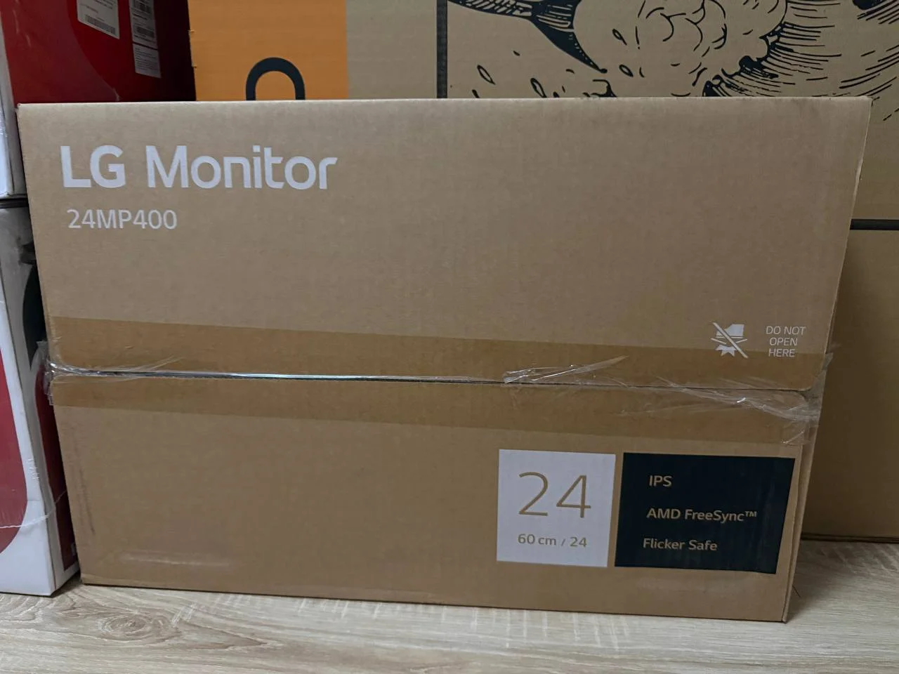 Монитор 24" LG 24MR400-B черный - миниатюра 2