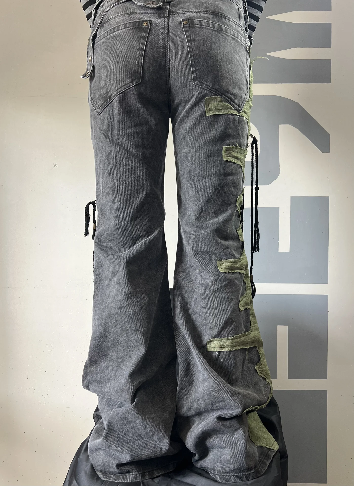 Dino-i flared jeans архивные клеш джинсы - миниатюра 5