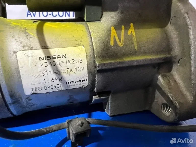 Стартер Nissan Fuga Y50 VQ35HR - миниатюра 5