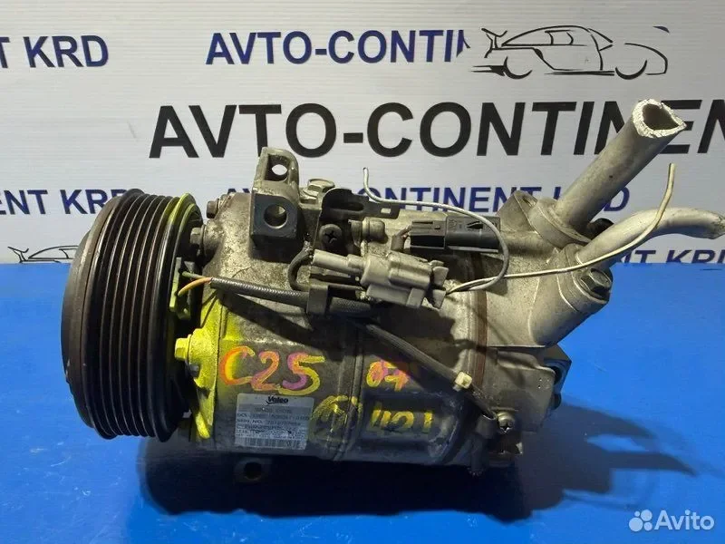 Компрессор кондиционера Nissan Serena C25 MR20 - миниатюра 5