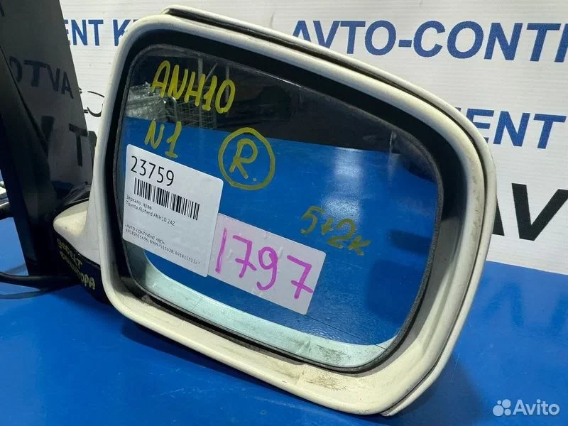 Зеркало правое Toyota Alphard ANH10 2AZ - миниатюра 9
