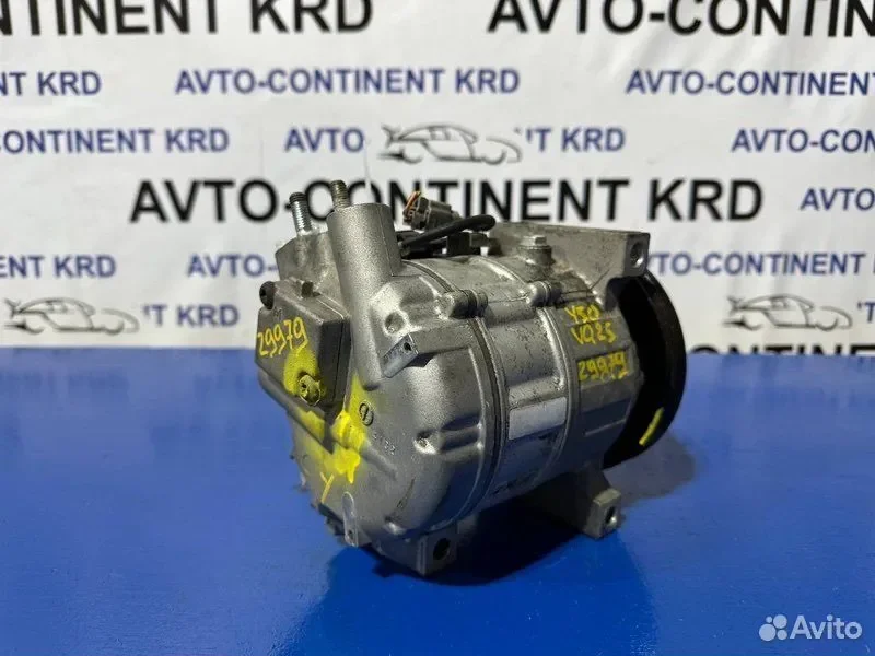 Компрессор кондиционера Nissan Fuga Y50 VQ25 - миниатюра 3