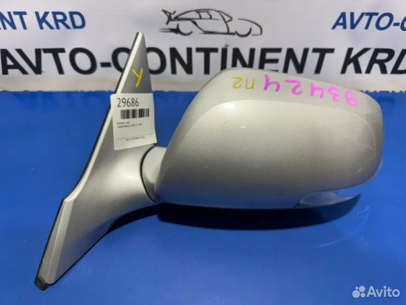 Зеркало левое Toyota Mark X GRX125 4GR - миниатюра 2