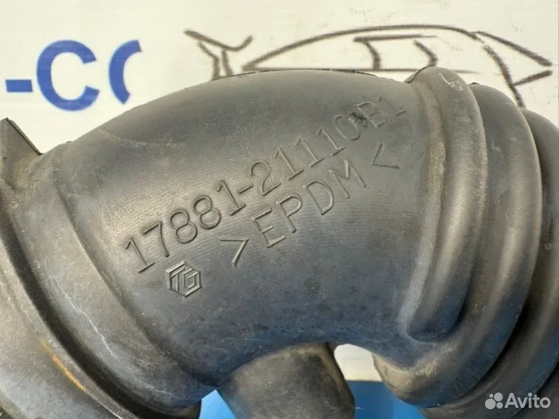 Гофра воздушного фильтра Toyota Corolla NZE141 1NZ - миниатюра 5