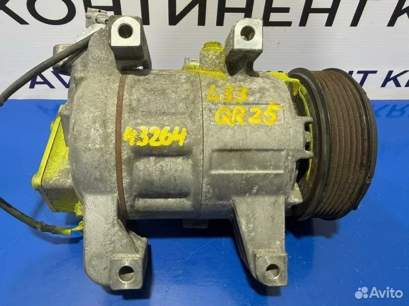 Компрессор кондиционера Nissan Teana L33 QR25 - миниатюра 3