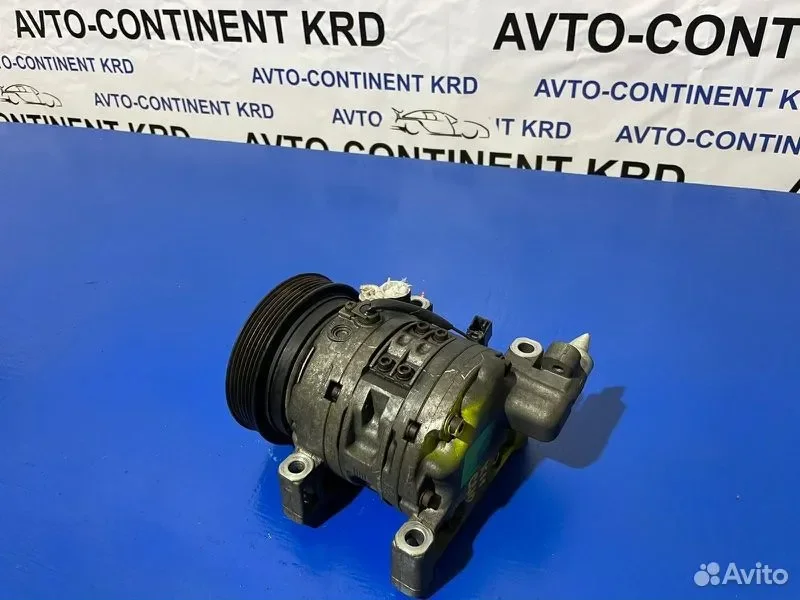 Компрессор кондиционера Nissan March K11 CG10 - миниатюра 5