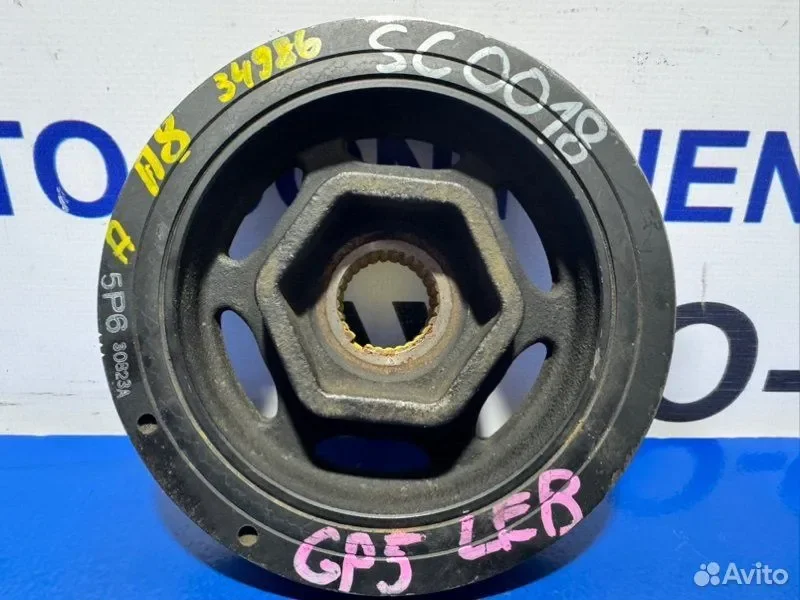 Шкив коленвала Honda FIT GP5 LEB - миниатюра 4
