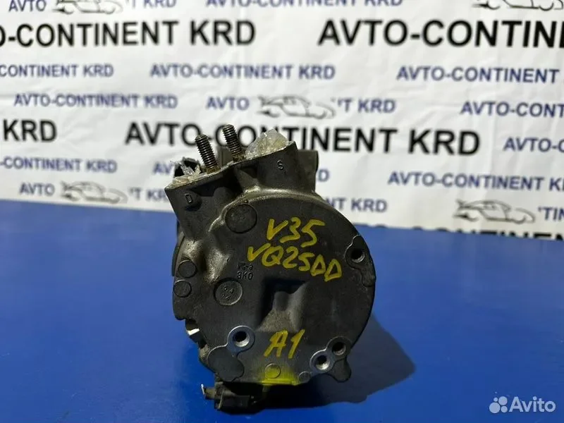 Компрессор кондиционера Nissan Skyline V35 VQ25DD - миниатюра 3