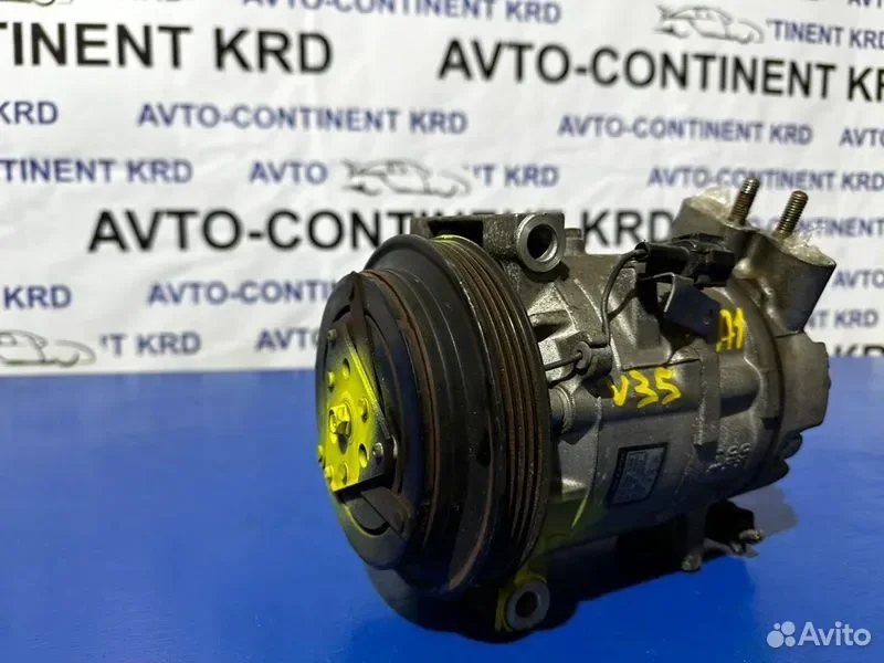 Компрессор кондиционера Nissan Skyline V35 VQ25DD - миниатюра 4