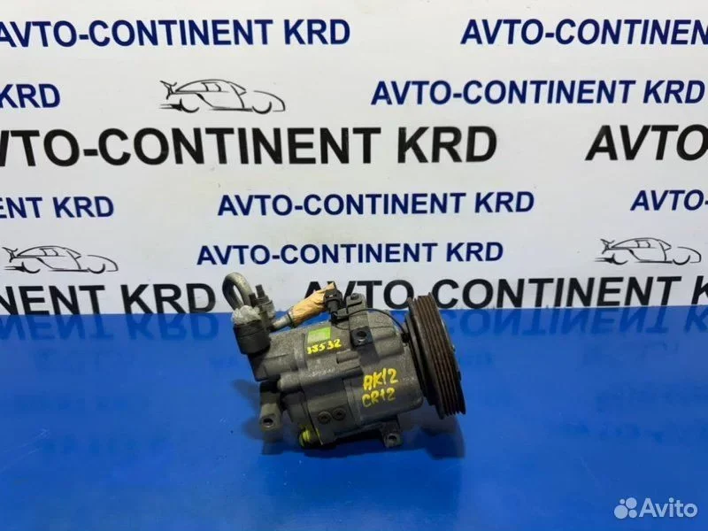 Компрессор кондиционера Nissan March AK12 CR12 - изображение 1