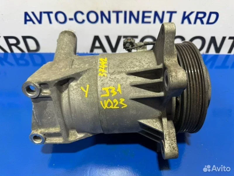 Компрессор кондиционера Nissan Teana J31 VQ23 - миниатюра 3