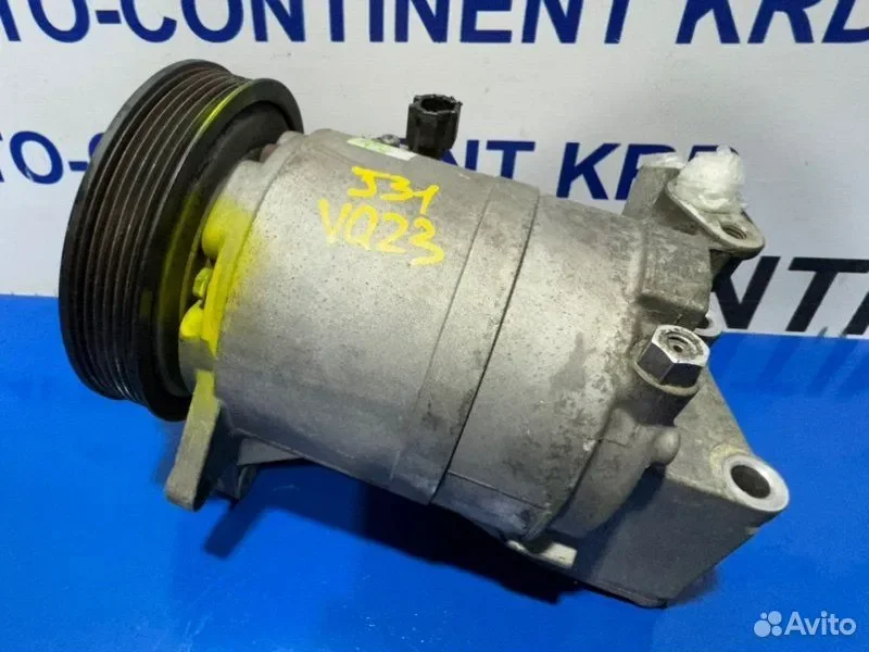 Компрессор кондиционера Nissan Teana J31 VQ23 - миниатюра 5