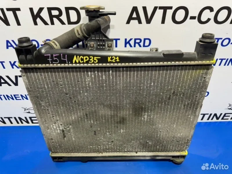 Радиатор основной Toyota BB NCP35 1NZ - миниатюра 8