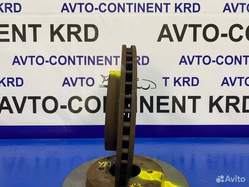 Диск тормозной передний Mitsubishi Dingo CQ1A 4G13 - миниатюра 3