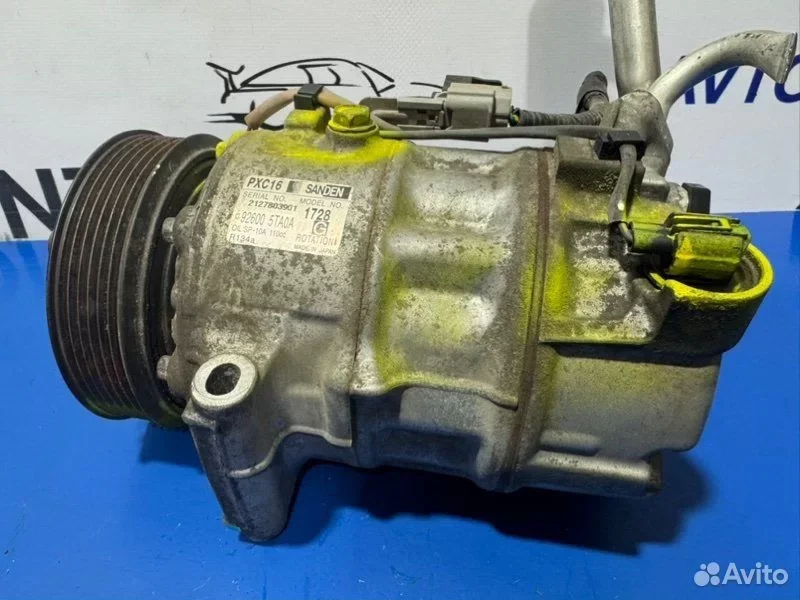 Компрессор кондиционера Nissan Serena GFC27 MR20DD - миниатюра 7