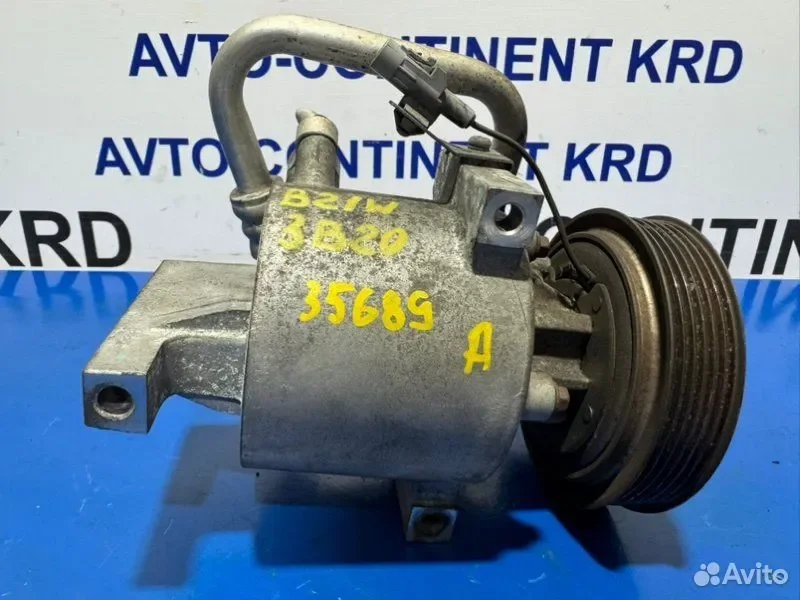 Компрессор кондиционера Nissan Dayz B21W 3B20 - миниатюра 3